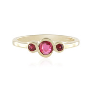 Pinkfarbener Spinell-Goldring