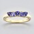 Anello in oro con Tanzanite AAA