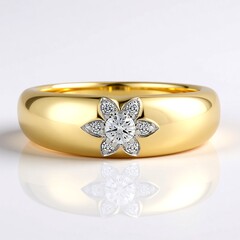 Anello in oro con Diamante SI1 (G)