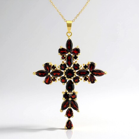Collana in argento con Granato