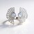 Anello in argento con Opale di Welo (MONOSONO COLLECTION)