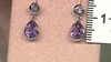 Pendientes en plata con Amatista