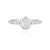 Anello in argento con Opale di Welo