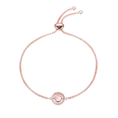 Perlmutt-Silberarmband