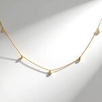 Collana in oro con Diamante SI1 (H)