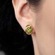 9K Capelinha Sphene Gold Earrings