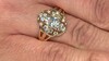Bague en or et Zircon