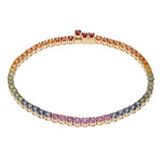 Bracciale in oro con Zaffiro Fancy (CIRARI)