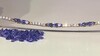 Zilveren armband met tanzanieten (Gems en Vogue)