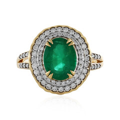 AAA-Sambia-Smaragd-Goldring (D'vyere)