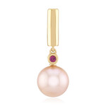Purple Ming Pearl Silver Pendant (TPC)