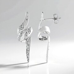 Orecchini in argento con Zircone (de Melo Essence)