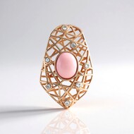 Ciondolo in argento con Opale Rosa di Machu Picchu (Ornaments by de Melo)