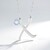 Collana in argento con Pietra di Luna Arcobaleno
