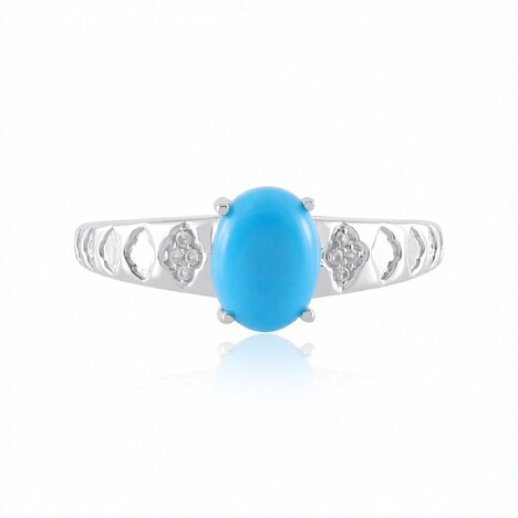 Anillo en oro con Turquesa bella durmiente