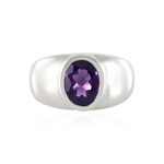 Anello in argento con Ametista Siberiana (de Melo)