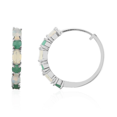 Welo-Opal-Silberohrringe