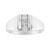 Bague en argent et Zircon