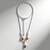 Collana in argento con Ambra Sunrise Baltica (dagen)