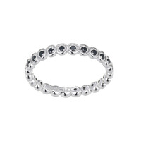 Anello in argento con Spinello Nero