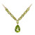 Collar en plata con Peridoto de Birmania