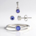 Anello in argento con Tanzanite (de Melo)