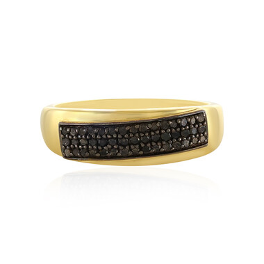 Anillo en plata con Diamante negro
