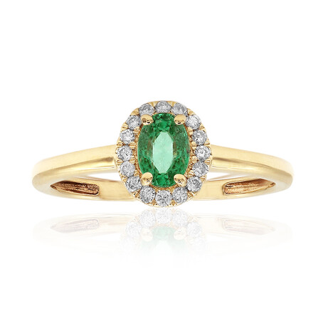 AAA-Sambia-Smaragd-Goldring