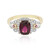 Magenta-Granat-Goldring