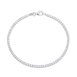 Brazalete en plata con Zircón