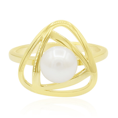 Süßwasserzuchtperlen-Silberring (TPC)