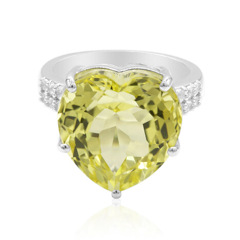 Bague en argent et Quartz de l'Ouro Verde (Tenner Diniz)