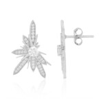 Pendientes en plata con Zircón (de Melo Essence)