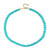 Amazonit-Silberhalskette