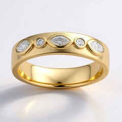 Anello in oro con Diamante SI2 (H) (CIRARI)