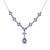 Collier en argent et Tanzanite