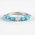 Anello in argento con Turchese Sleeping Beauty (Faszination Türkis)