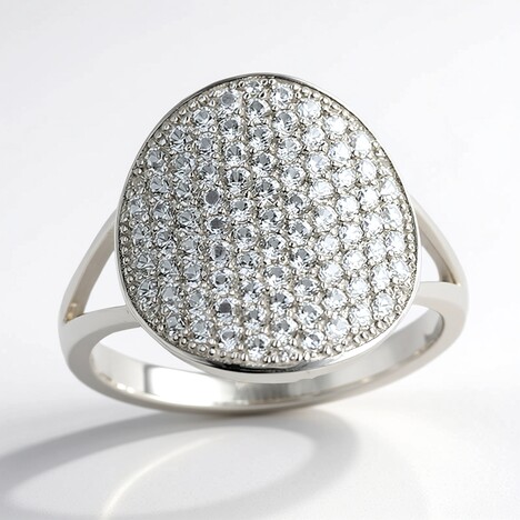 Anello in argento con Zircone