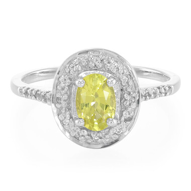 Chrysoberyll-Silberring