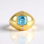 Anello in argento con Zircone Ratanakiri (Adela Silber)