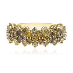 Anillo en oro con Diamante fancy SI2 (CIRARI)