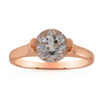 Anello in oro con Danburite Rosa del Messico