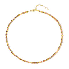 Collana in argento con Ematite Dorata