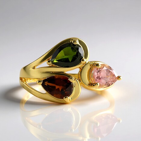Anello in argento con Tormalina