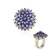 Anello in argento con Tanzanite (Gems en Vogue)