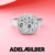 Zircon Silver Ring (Adela Silber)