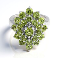 Peridot-Silberring