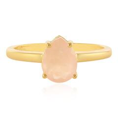 Anillo en plata con Cuarzo rosa