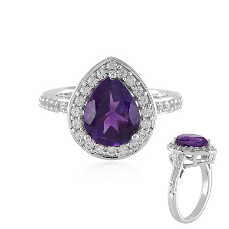 Amethyst-Silberring