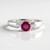 Anello in argento con Rubino Bemainty